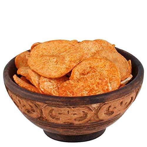 Organic Bites Organic Bites Ready to eat Jodhpuri Namkeen | Potato Chips Spicy | Red Chilli Aloo Chips | Low Fat Masala PATTA Wafer -900 gm