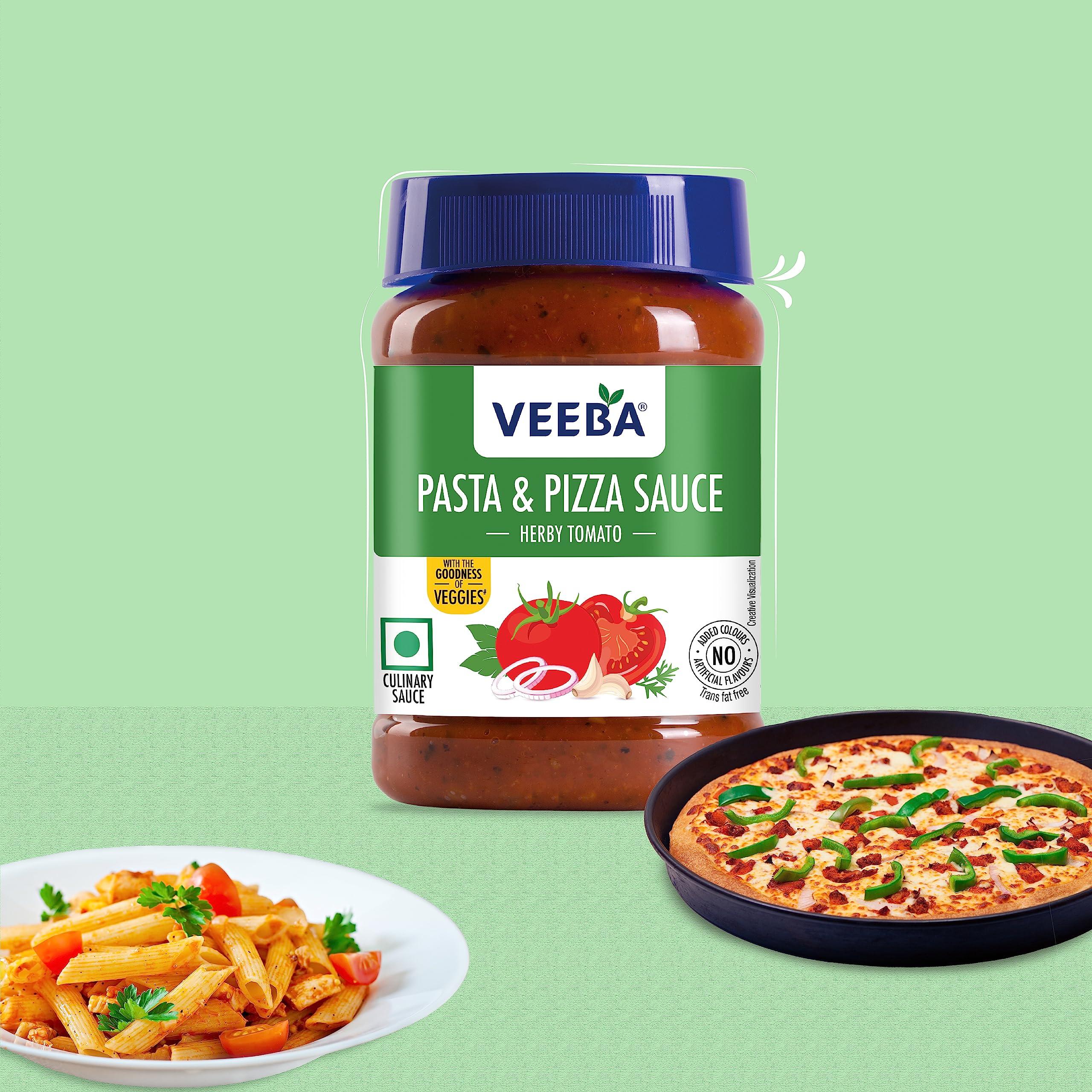 VEEBA Veeba Eggless Mayonnaise (700g) I Veg Mayonnaise I 100% Vegetarian Mayo I Extra Creamy and Delicious I Rich and Thick Texture I Dip, Spread and Dunk & veeba pasta pizza sauce 280g