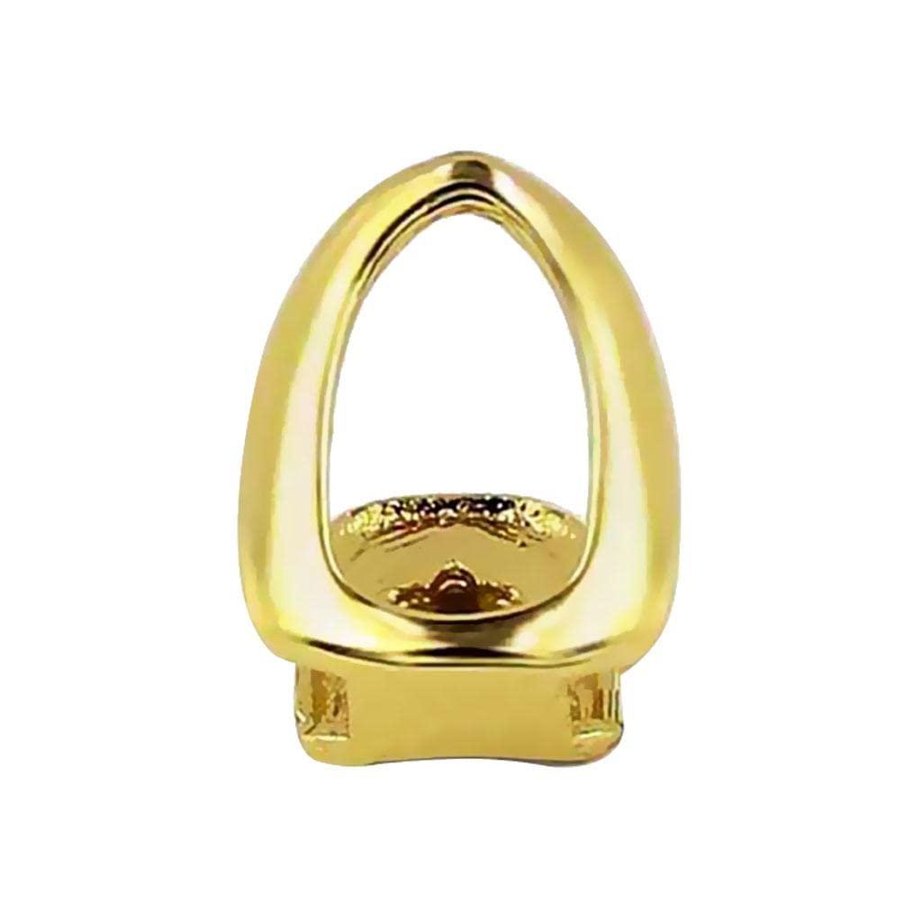 LOOM TREE Loom Tree 2 Pieces Hip-Hop Rapper Mouth Caps Hollow Teeth Halloween Cosplay Gold