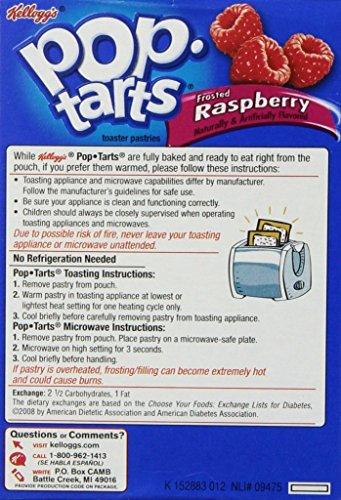 Pop Tarts Kellogg's Pop Tarts, Frosted Raspberry, 416g (8pcs)