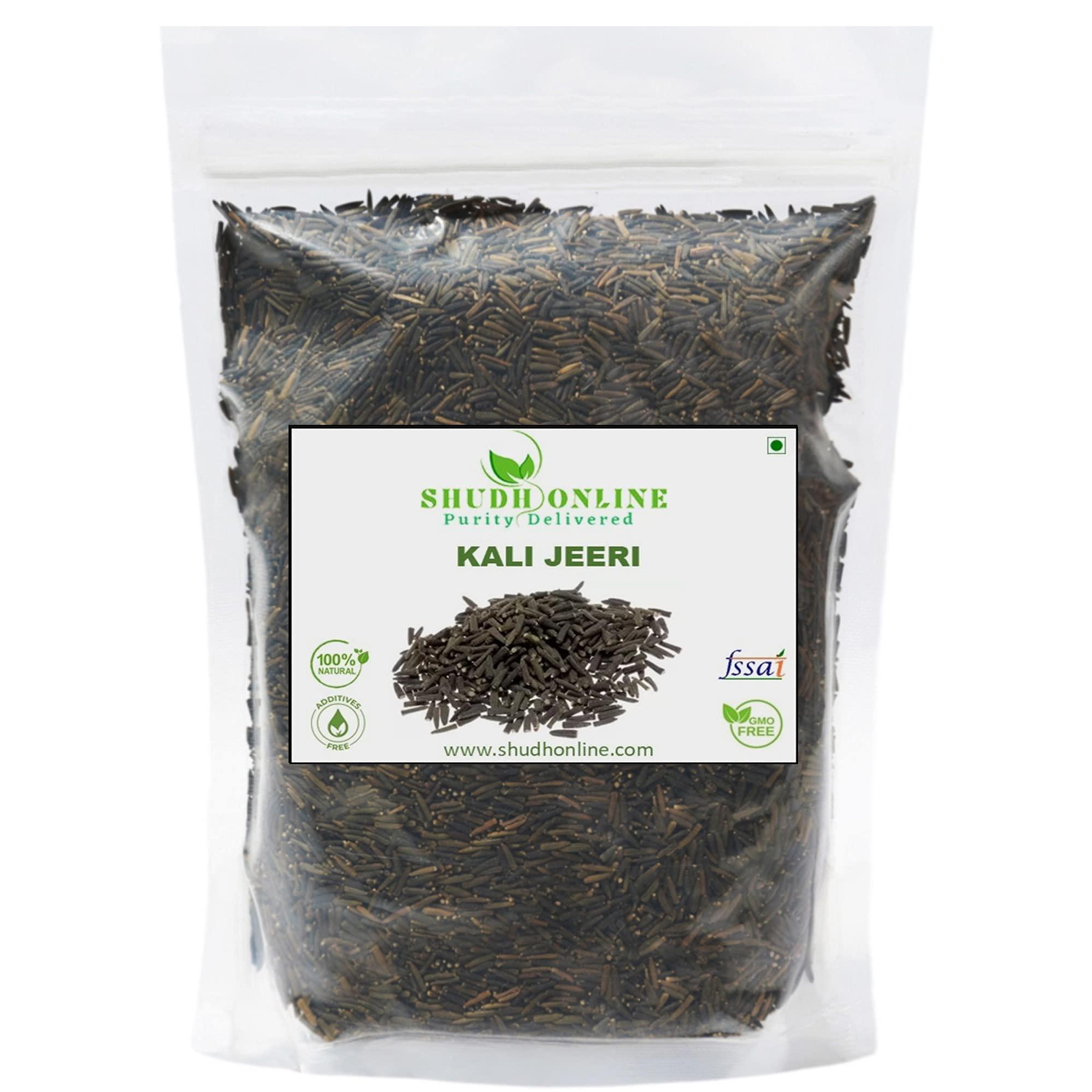 Shudh Online Shudh Online Kali Jeeri, Kali Jiri, Kadwa Kaali Jeera (500 Grams), Nalla Jeelakarra, Black Cumin Seed, Kadvi Bitter Kalo Jeeri