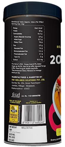 True Elements True Elements High Protein Muesli 400g - 20g Clean Protein | Millets, Seeds, Almonds & Black Currant | 100% Wholegrain Breakfast Cereal