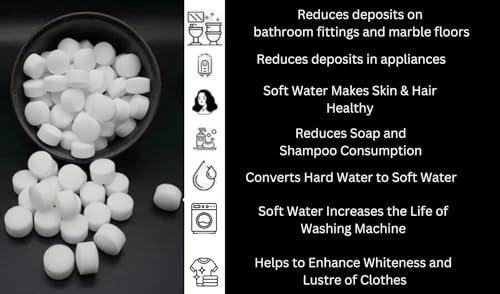 Visionmax Enterprises Water Softener Salt Tablets For All type of Water Softener Water Purification Tablets or Pellet for Water Softener Regeneration For Home & Office (25 kg)