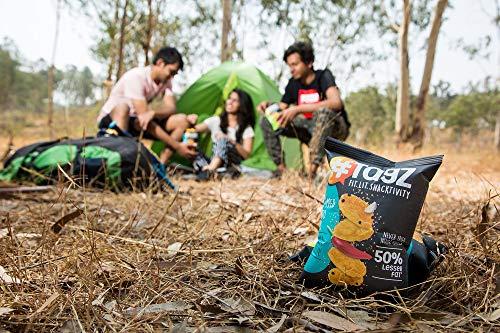 TagZ TAGZ Popped Potato Chips | Not Fried, Not Baked , No Cholesterol | Healthy Snack from TagZ Flavor - Masala Trekkin I10 Packs ( 440g)