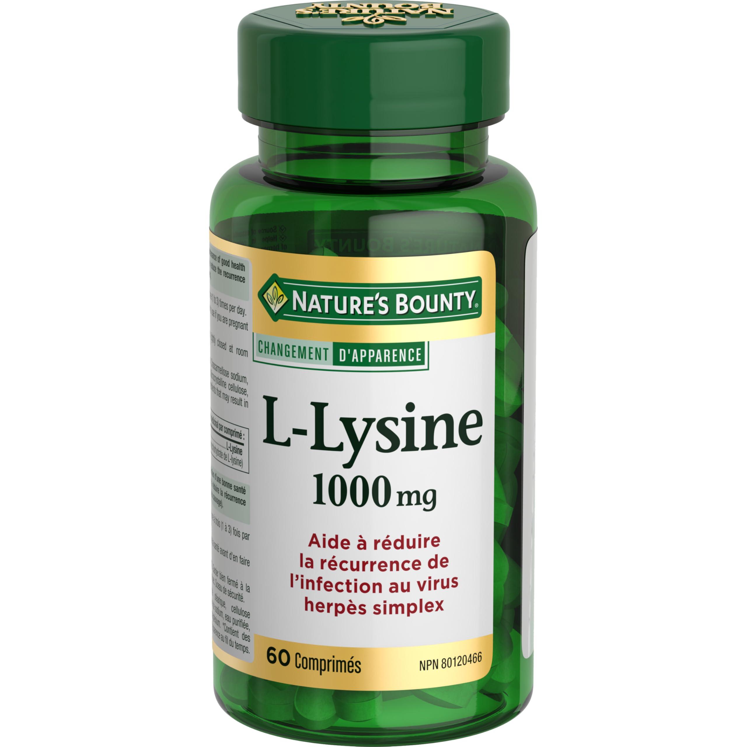 Nature's Bounty Nature\'s Bounty L-LYSINE 1000MG 06011 60\'S