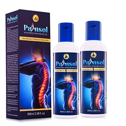 IHS IHS PainSol Body Pain Relief Oil; Relieves Pain; For Men And Women (Pack of 2, 100ml pack)
