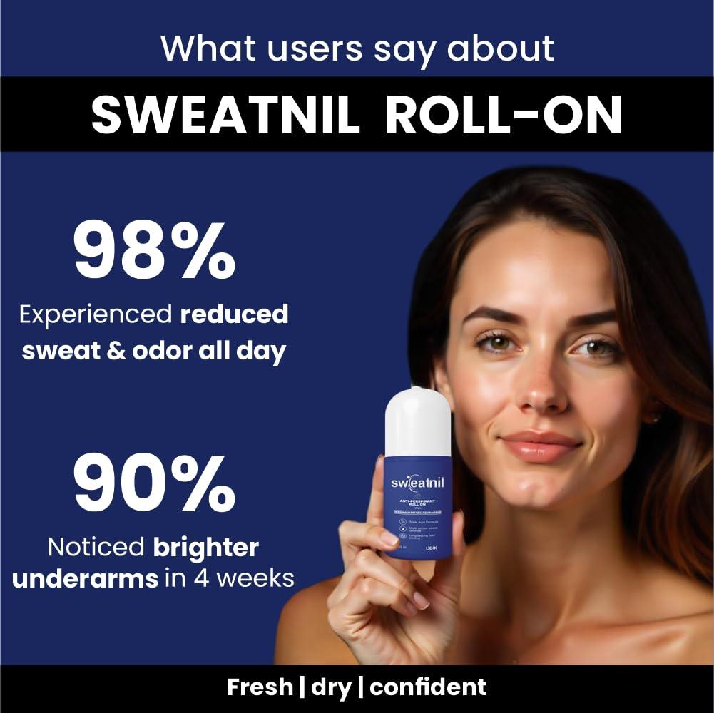 Sweatnil Sweatnil Anti-Perspirent Gel (50ml) : pack of 4