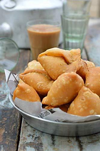 GENERIC Anuvan Feel The Utsav Ready to Eat Super Tasty Mini Dry samosa, BEST Homemade Small Moong Daal Samose | Indian Namkeen Nashta 400G
