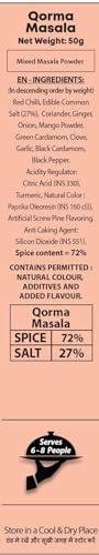 Mehran Mehran Qorma Masala , 50 GMS (Pack of 4 )