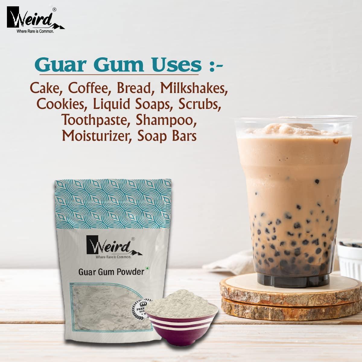 Weird Road Guar Gum Powder for Slime and thickening (Food Grade) (400GM)