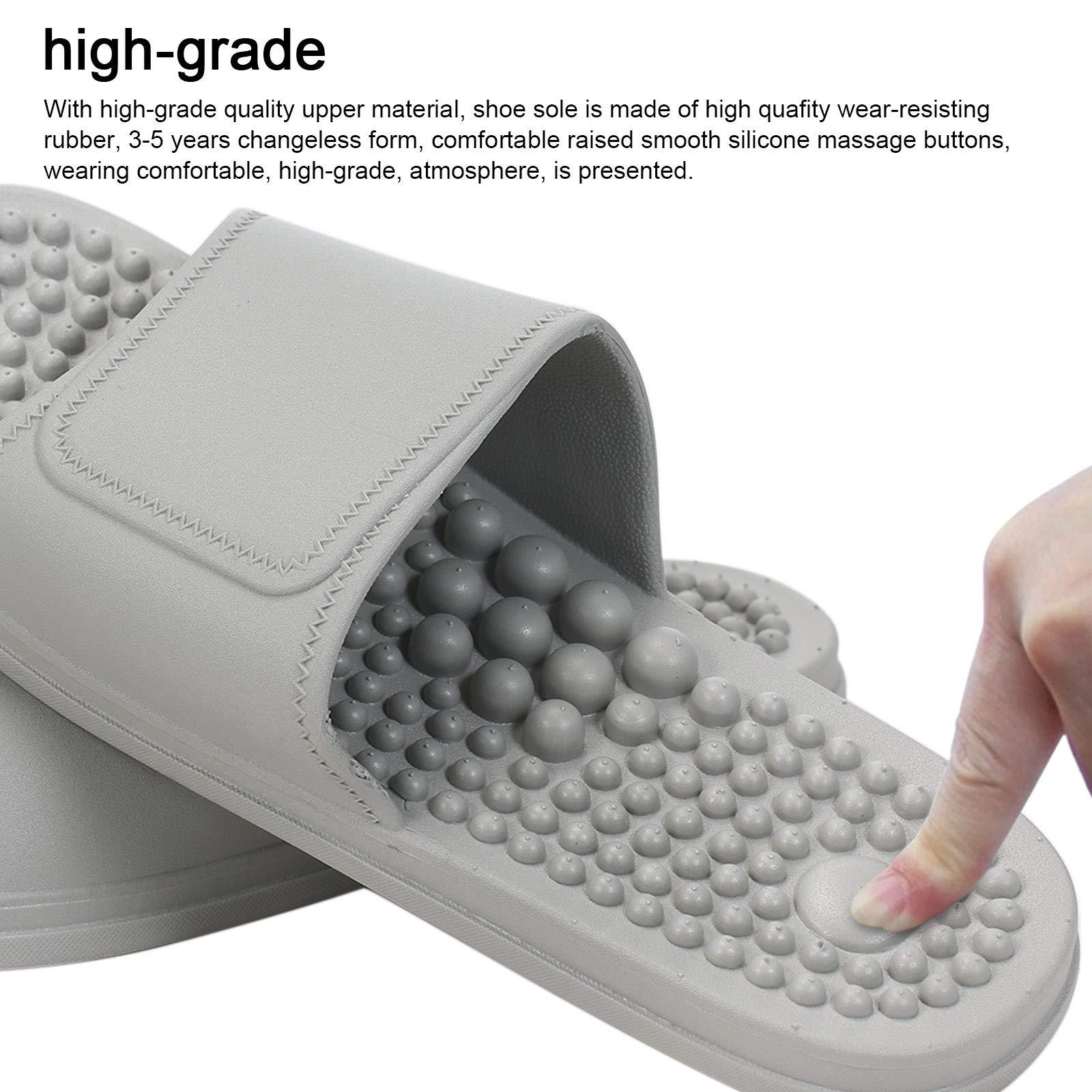 RYAP Acupressure Massage Slipper Foot Massager Jade Stone Acupoint Massage Slippers Shoes Reflexology Sandals for Men Women