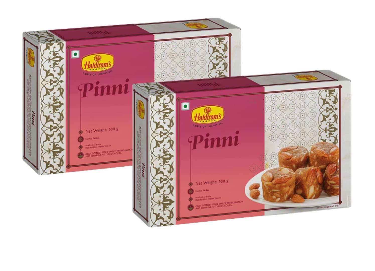 Haldiram's Nagpur Haldiram's Nagpur Pinni Sweet (500 gm x Pack of 2)