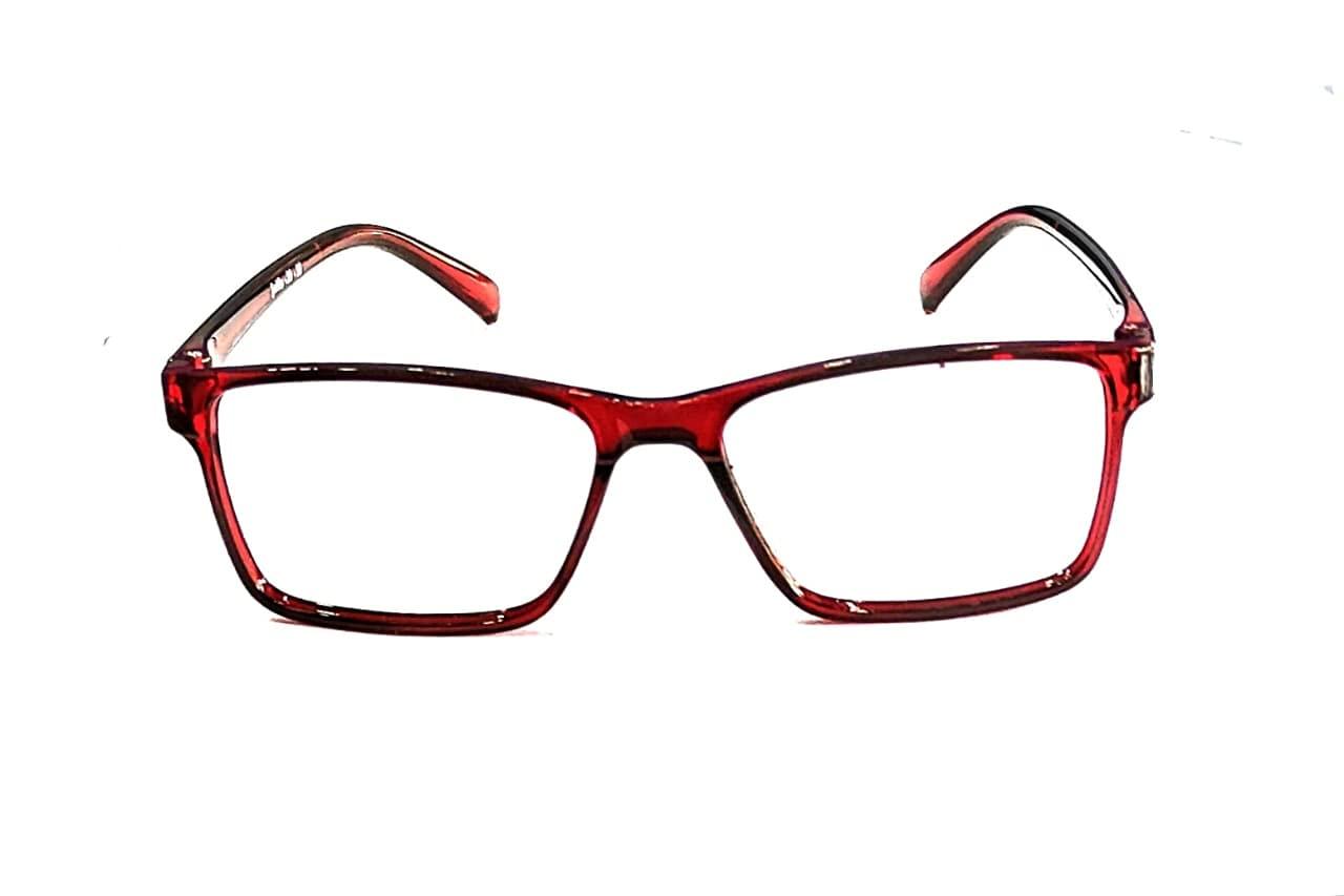 SPEXX SPEXX Reading Glasses For Men And Women Anti Glare 1.00 1.25 1.50 1.75 2.00 2.25 2.50 2.75 3.00 3.25 3.50 3.75 4.00 4.25 4.50 4.75 5.00 Transprant Merron Colour Square Frame (3.75)