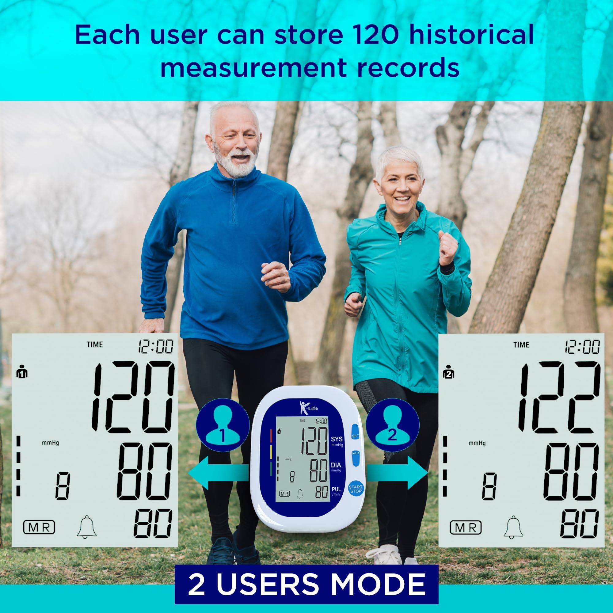 K-Life K-Life Model BPM-104 Fully Automatic Digital Electronic Blood Pressure Checking Monitor, BP Moniter - White