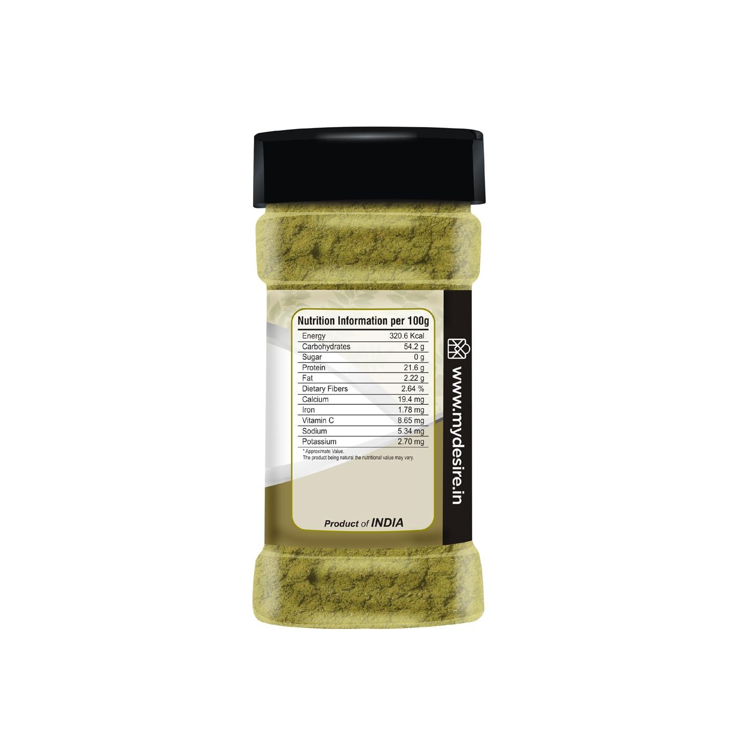 Desire Desire Curry Leaf Powder 80 Gram [Dried Kadi Patta Powder]