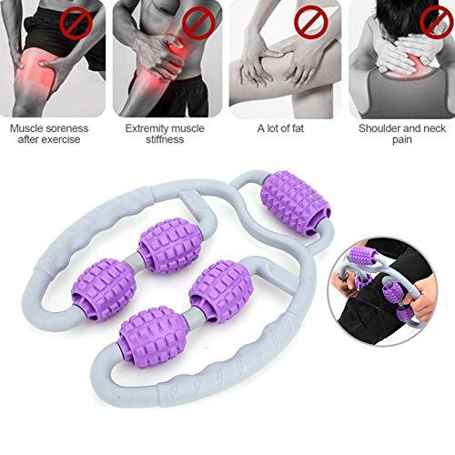 Meiyya Clamp Leg Massager, 360 Degree Clamp Leg Massager, Relax Calf Muscle For Relieve Muscle Soreness Adjust Posture For Yoga Fitness(Leg massager purple)