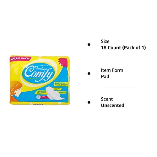 Comfy Comfy Snug Fit Value Pack Sanitary Pads - 18 Count