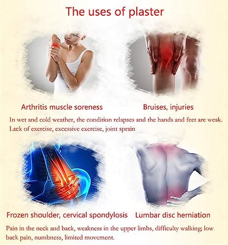 SWAMINE Herbal Knee Plaster Sticker Pain Relief and Inflammation Patches Joint Knee Relief Patches Kit Natural Wormwood Extract Sticker Knee Pain Relief Patches For Men Women Pack Of 10