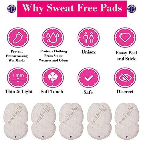 Ear Lobe & Accessories Ear Lobe & Accessories A Underarms Sweat Free Pads Pack of 10pads (5pairs)