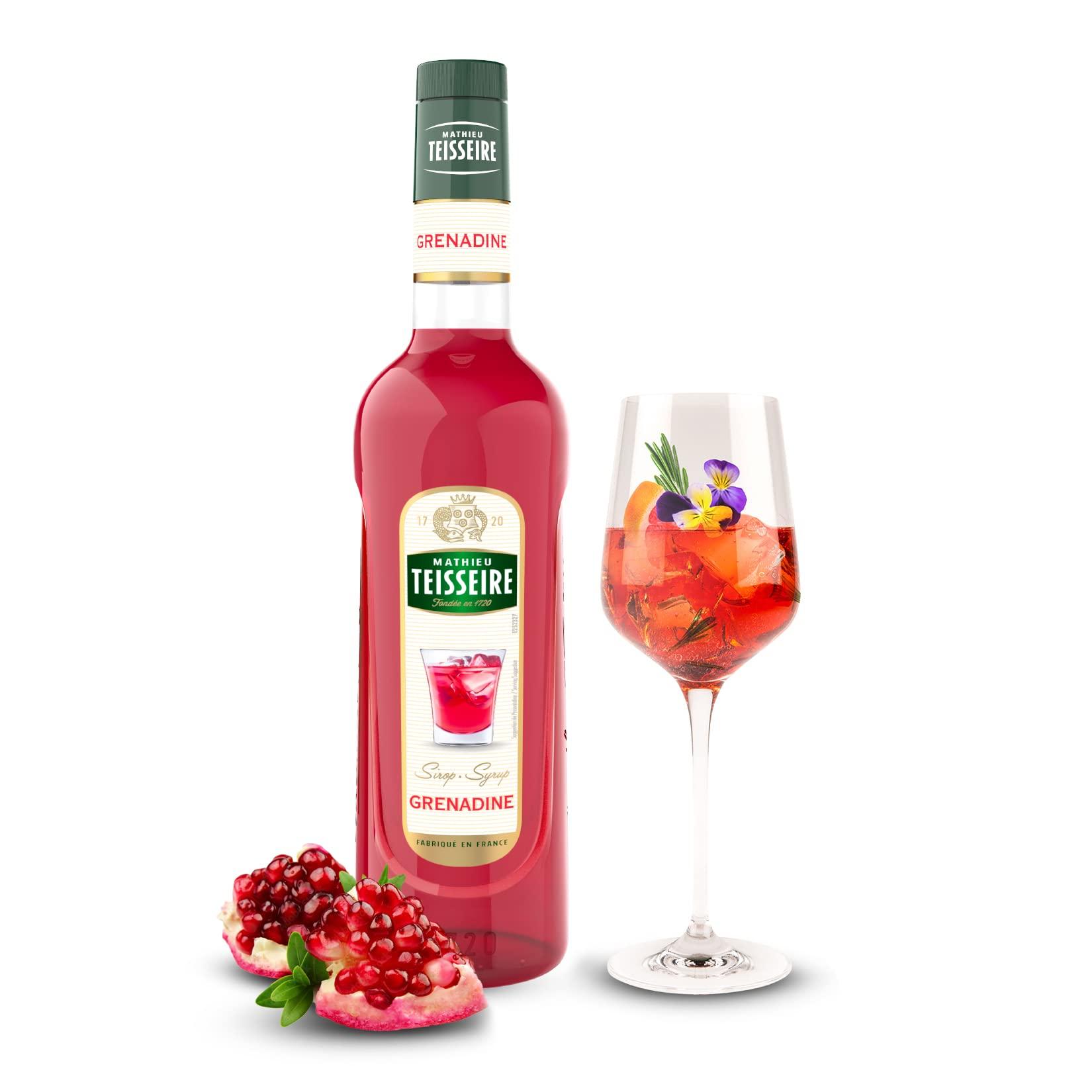 Mathieu Teisseire Mathieu Teisseire Grenadine Syrup, 23.67 fl oz 700 ml