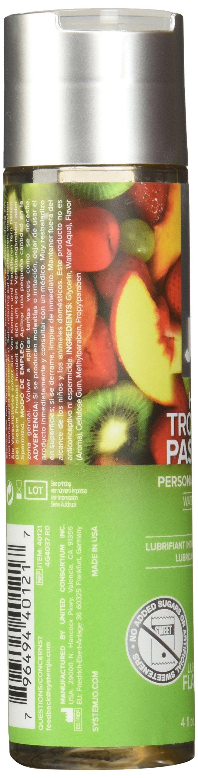 JO System Jo H2O Flavored Lubricant, Tropical, 5.25 oz/155 ml