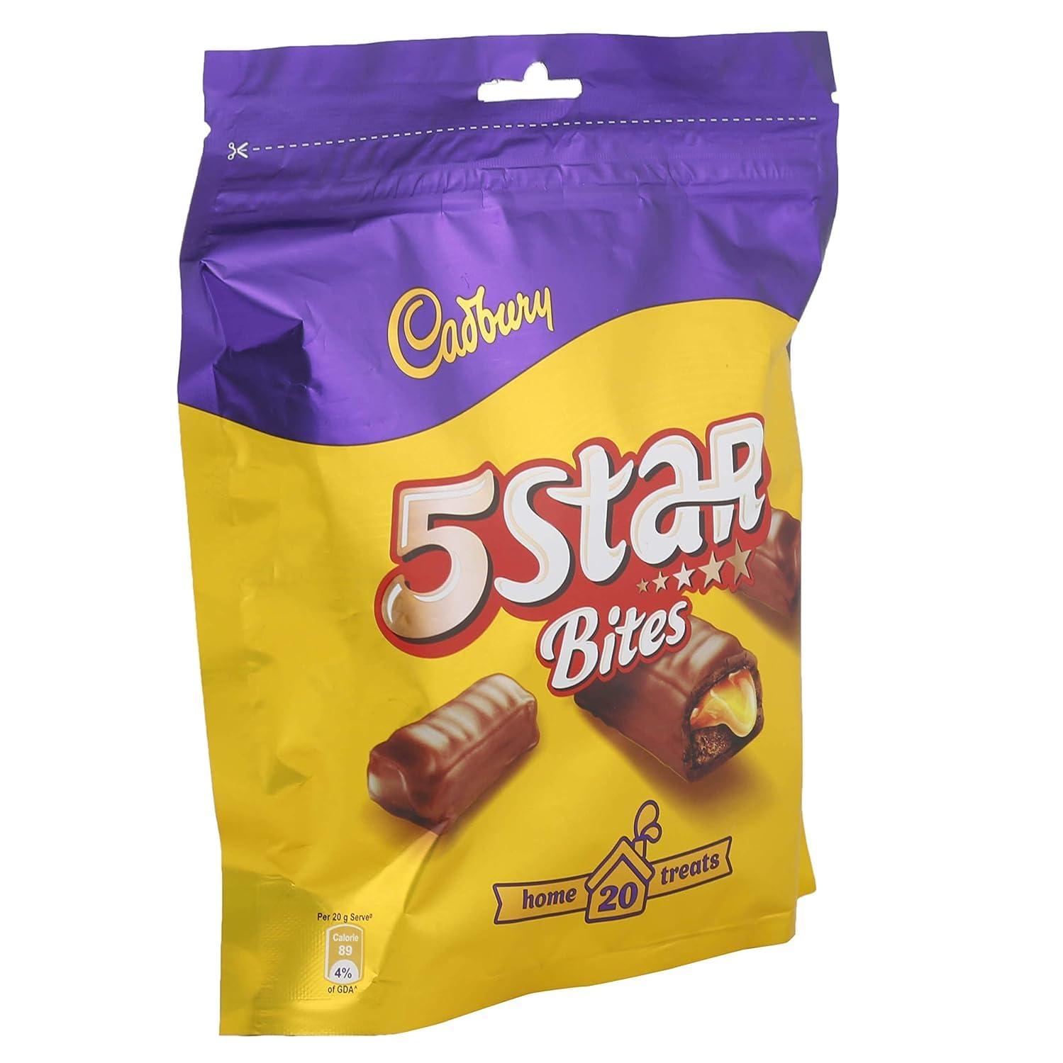 5 Star 5 Star Cadbury Chocolate Home Pack, 200g (20 Units)