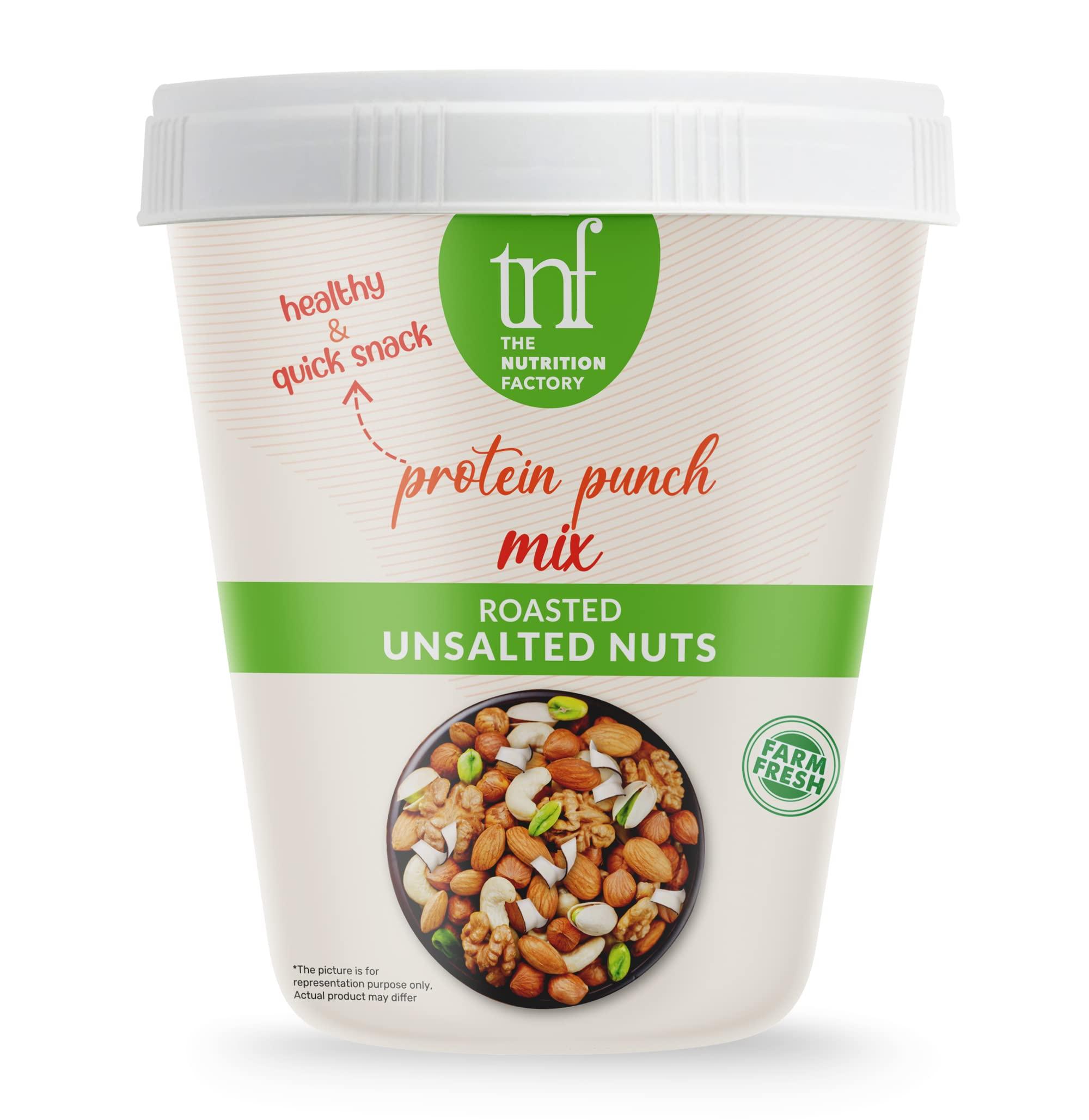 THE NUTRITION FACTORY The Nutrition Factory Roasted Nuts, Unsalted, 325g (California Almond, Cashew, Premium Peanuts, Pistachio, Coconut Flakes, Dates)