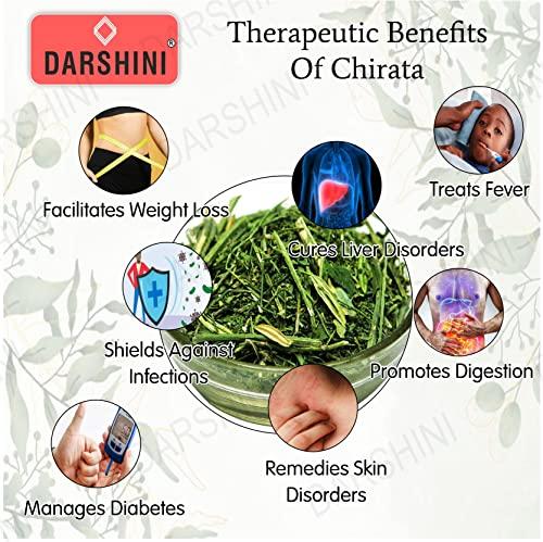 DARSHINI Darshini Chirayata Churn / Chirata / Chiraita / Bitterstick / Chirta Powder, 200g