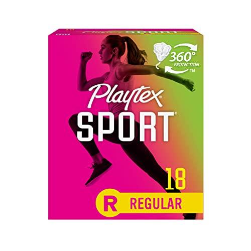 Playtex Playtex Sport Tampons, Unscented Regular Absorbency, 18 Count