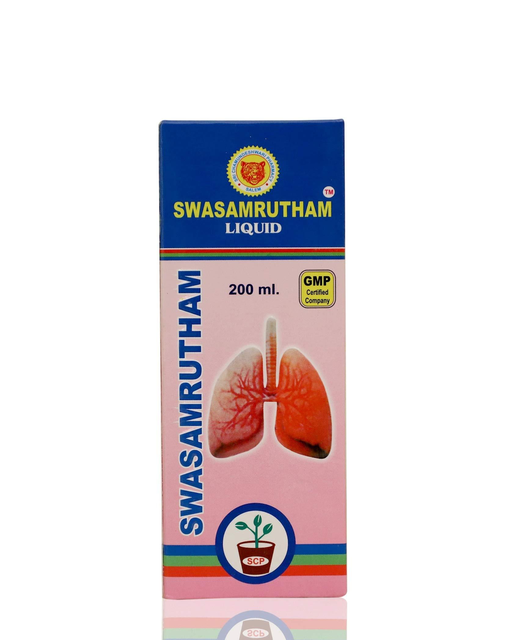 SWASAMRUTHAM Swasamrutham Cough Syrup (Pack of 6) (6X200 ml)