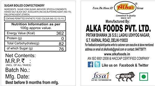 ALKAS ALKAS Chaska Bite Aam Chaska Pack Of 2 Sugar Assorted Sweet Candy Pack For Kids & Friends Sweet & Chatpata |Dry Mango Flavor, Sweet And Sour Flavor - 500 Gm