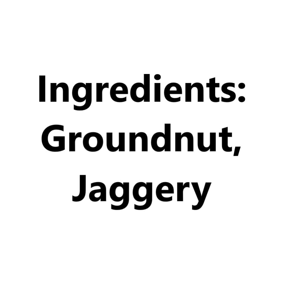 RK Foods NuttyBite RK Foods Nutty Bite Traditional Snacks with Home Made Taste Groundnut Chikki Rough Bar 35g (pack of 12)