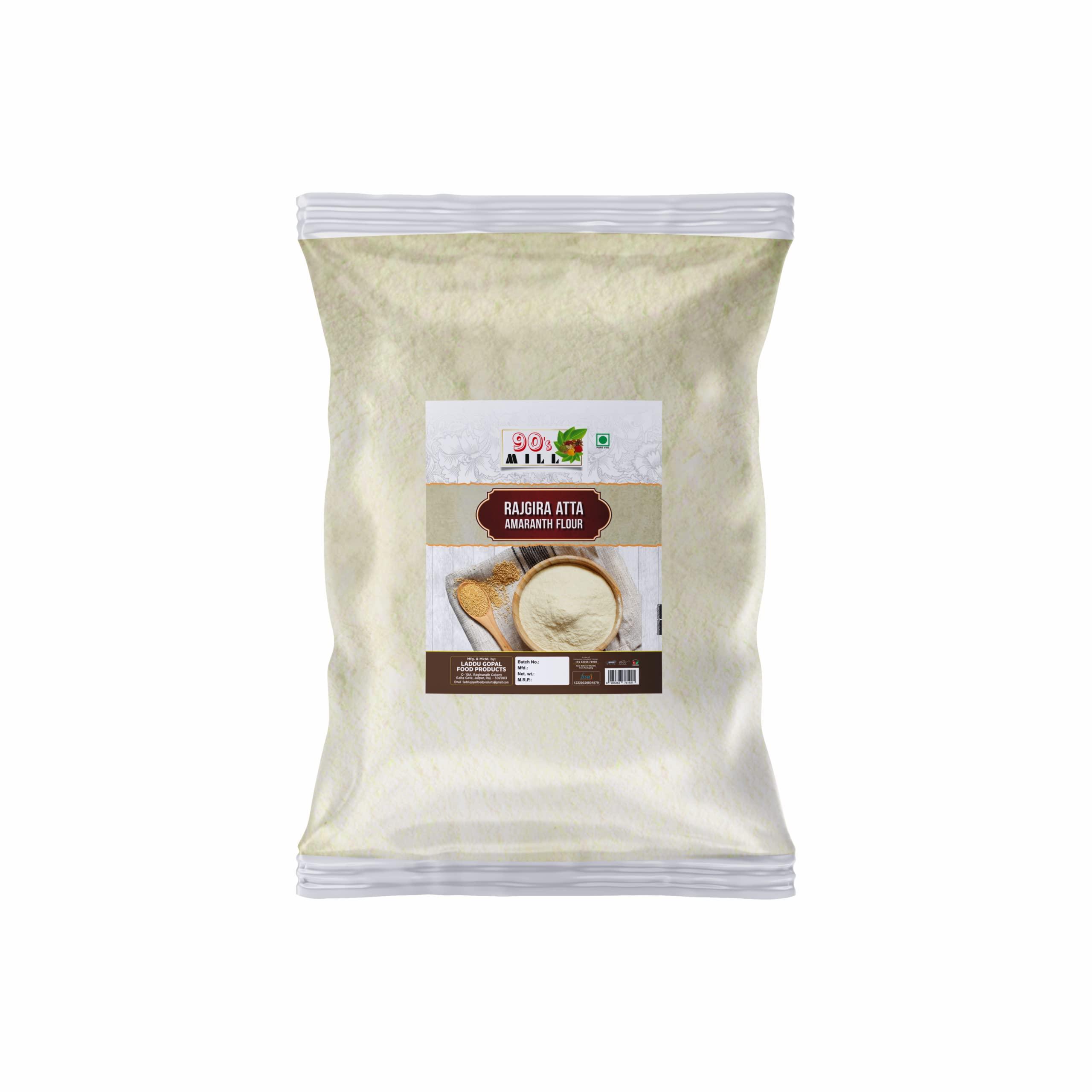 90's MILL Amaranth/Amarnath Millet Flour/Rajgira/Ramdana/Chola Atta Kingseed Atta Rich in protein-3980g