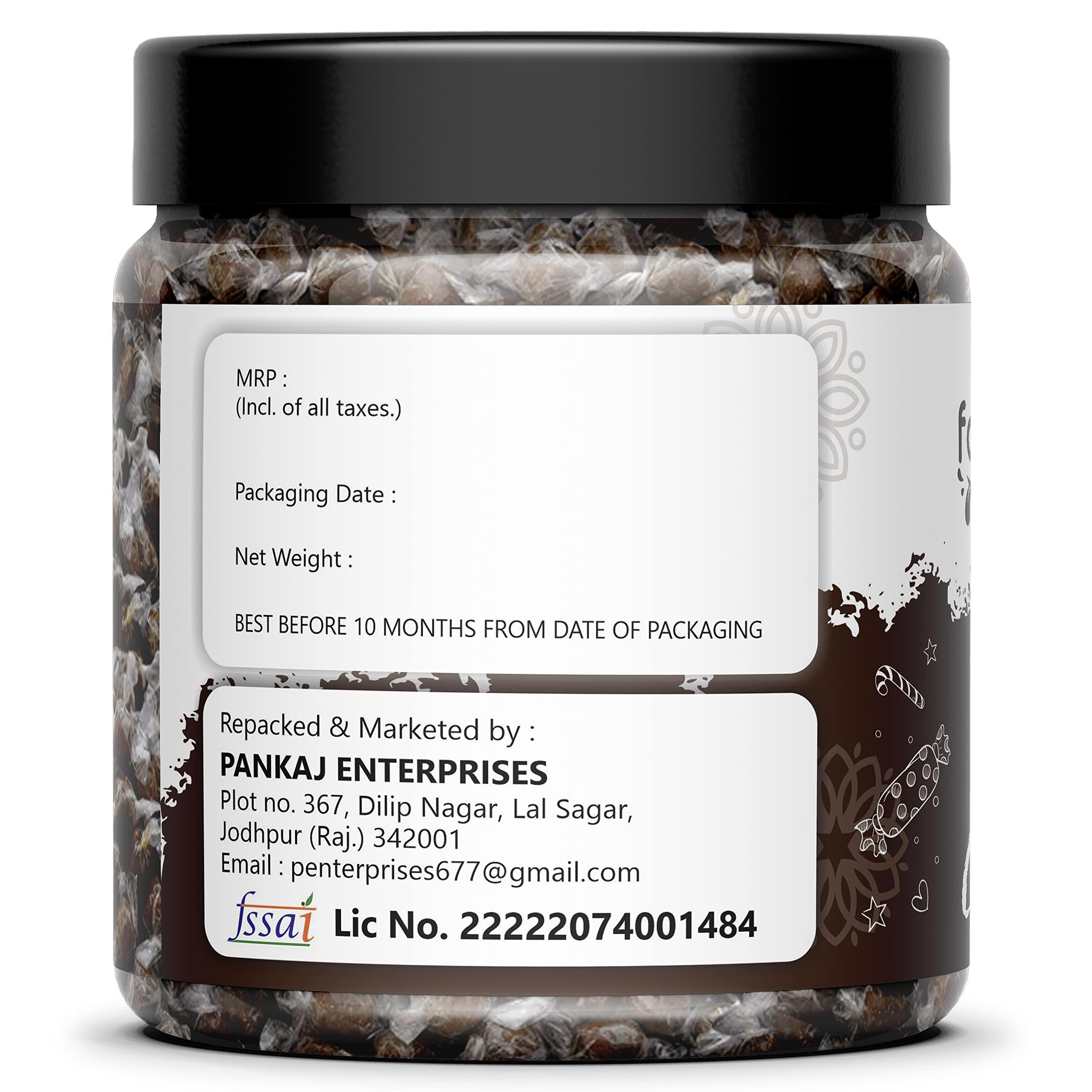 Foodery Foodery Imli Candy | 250 Grams Khatti Methi Imli Chulbuli Imli Brown Colour Tamarind Twist Candy Tamarind Candy [Jar Pack]