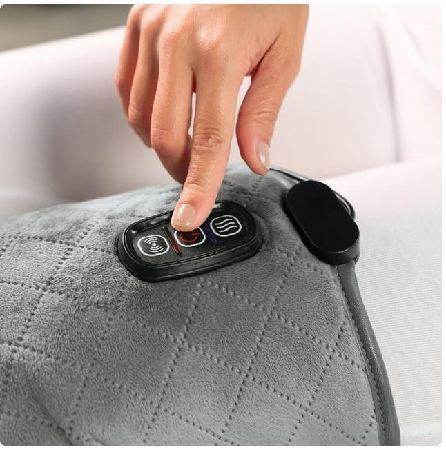 Sisliya Sisliya Heated Knee Brace, 2 Heat & 5 Massage Settings for 10 Relaxing Combinations Knee Support Massager Knee Brace for Arthritis, Osteoarthritis, Joint Pain Relief,Fits Men and Women