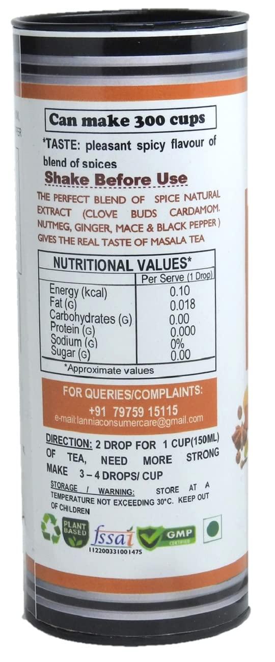 Dophie Dophie Orange Chai all spices Chai Masala extract-1, Garlic Chai Masala drops -1 / Magical taste and aroma with tea masala, More flavour than chai masala powder (Combo Pack)