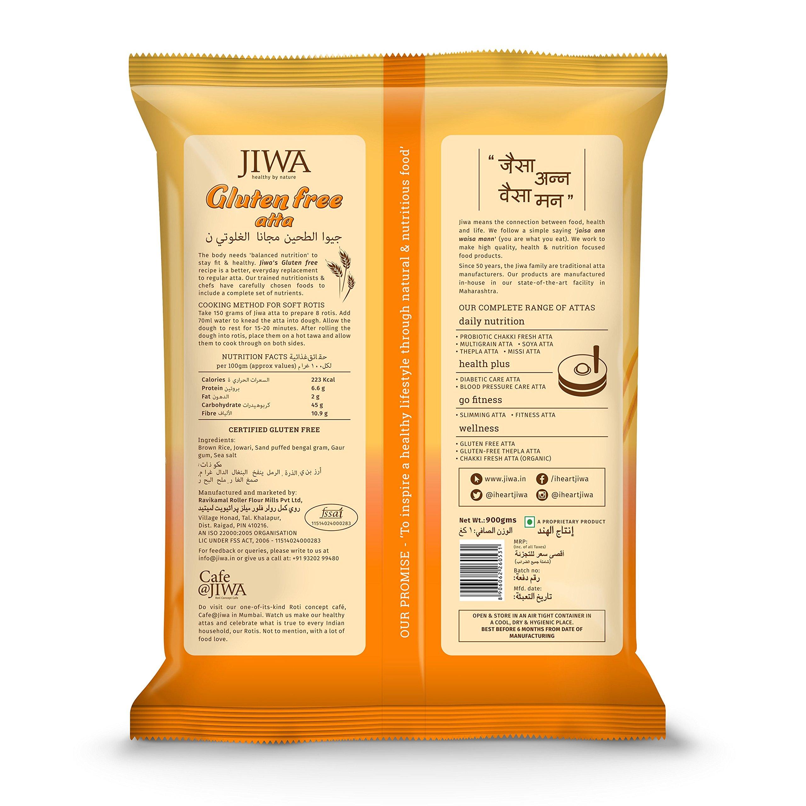 JIWA healthy by nature JIWA healthy by nature Gluten Free Atta/Flour, 1Kg & Multigrain Atta/Flour 1 Kg