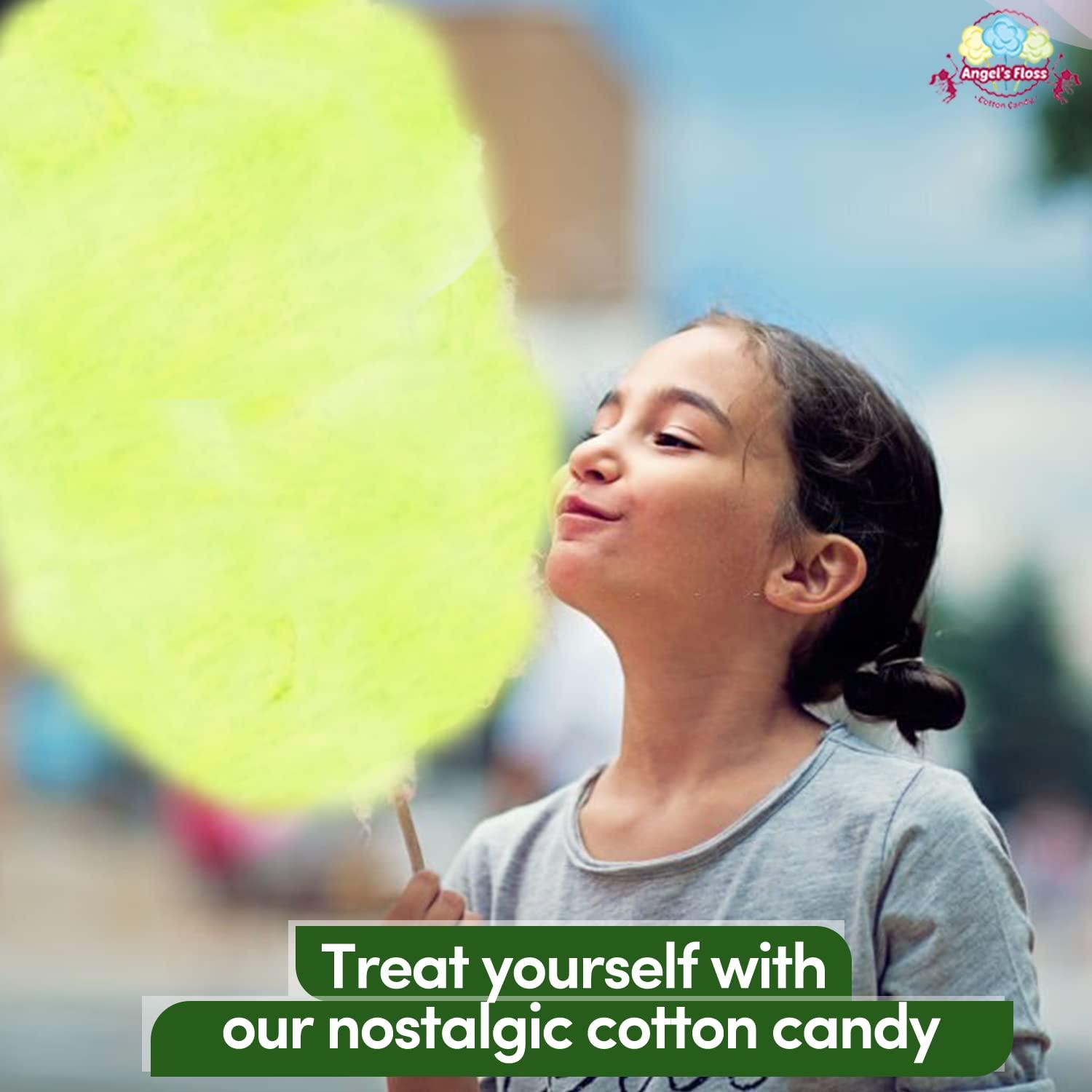 Angels Floss Angels Floss Cotton Candy's / Candy Floss / Buddhi Ke Baal - Kaccha Aam Flavour (12 GMS Each, Pack of 12 Units)