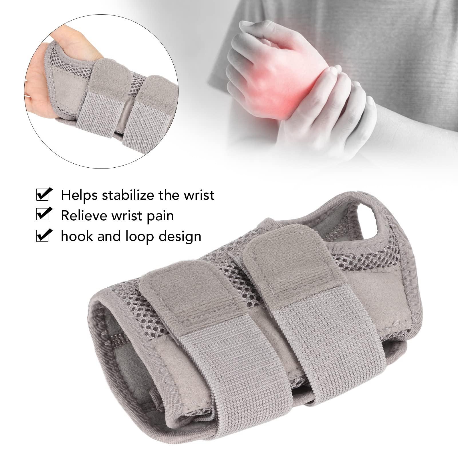 FAYY Wrist Brace, Breathable Wrist Guard Comfortable Durable for Pain Relief for Wrist Injury L/XL-Left Hand