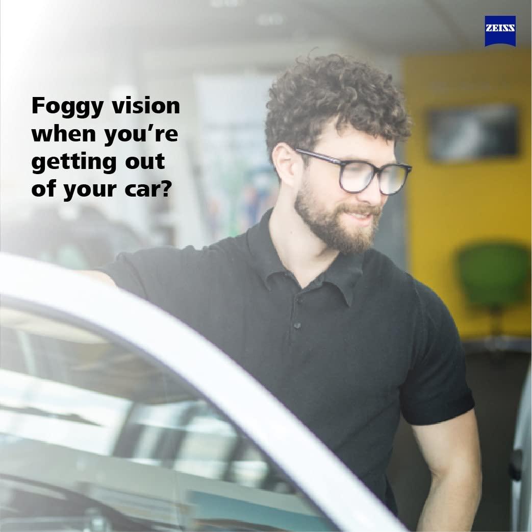 Zeiss ZEISS AntiFOG Kit 30ml - Pack of 1 | Fog-Free Lens for up tp 72 hours | Ideal for Spectacles, Eyeglasses, Sunglasses, Camera Lenses, Bike Visors, Car Mirrors, Windshields, and Swim Goggles