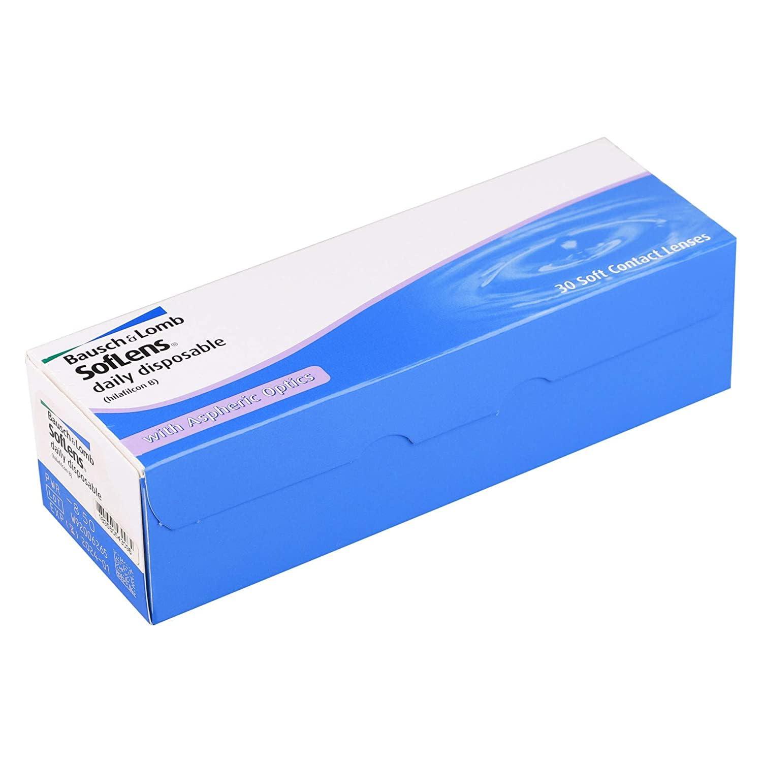Bausch & Lomb Bausch & Lomb Soflens Daily Disposable Contact Lens (30 Lens Pack -6.50)