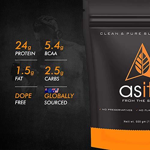 Asitis Nutrition AS-IT-IS Nutrition Whey Protein Concentrate 80% Unflavoured, Labdoor Certified (500Gm)