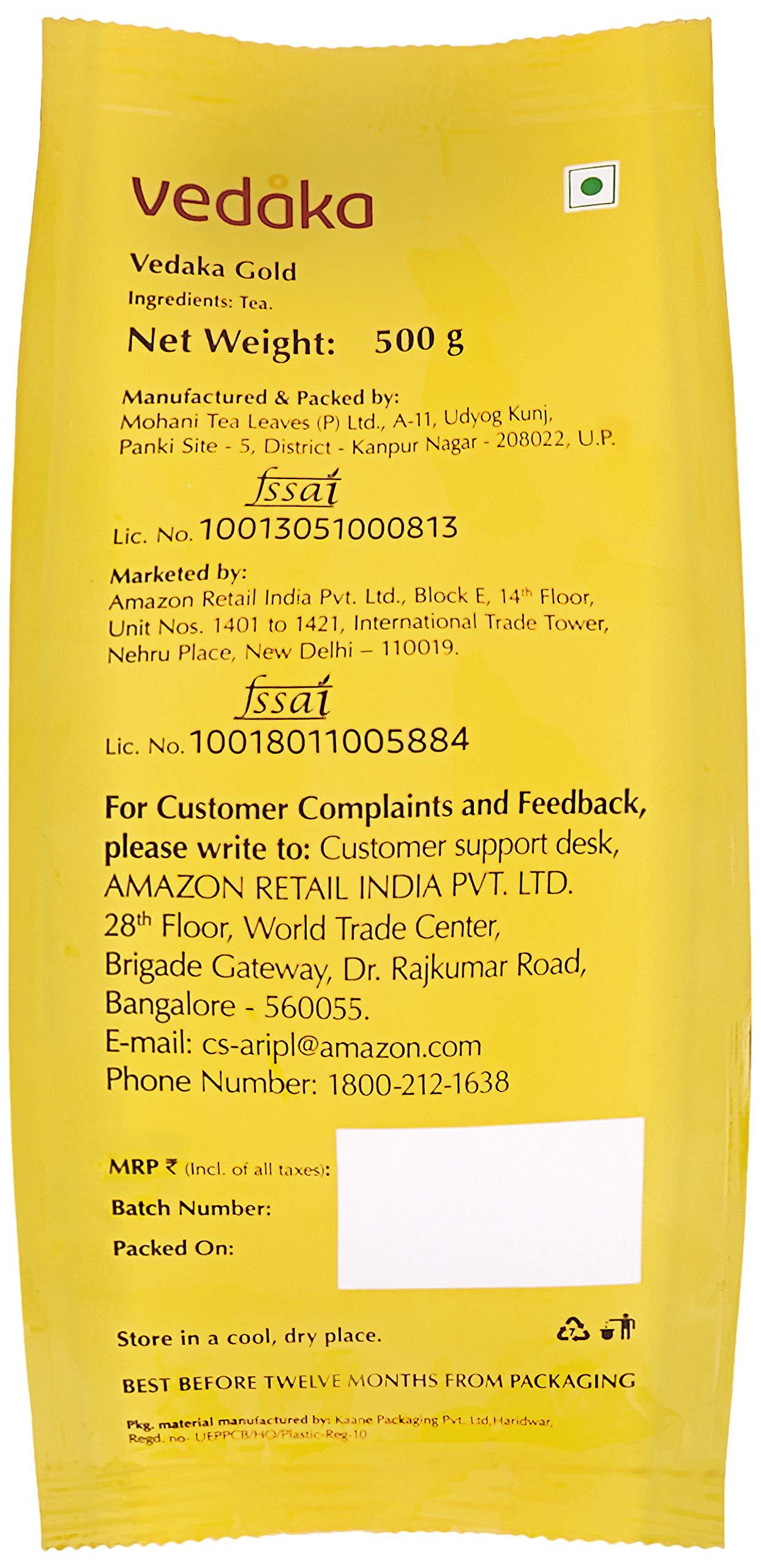 Vedaka Vedaka Premium Tea, 1kg + Vedaka Gold Tea, 500g