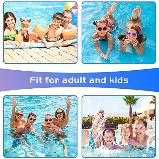 James International Silicone Earplugs for Swimming Bathing Shower Watersports Sleep Sound reducing airplane travel study snore loud events concerts Reusable for Adult and children 2 Pair (Grey)