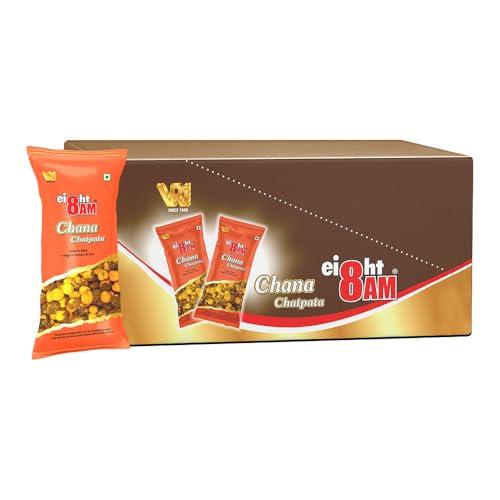 8 AM 8 AM Spicy and Flavorful Chana Chatpata | Perfect for Anytime Snack | Namkeen | Pack of 20