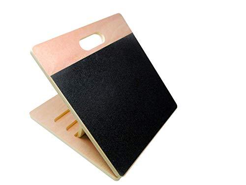 Health benefits Health benefits Wooden Slant Board - Calf Stretch Adjustable Incline Board Portable Anti-Slip for Pain Relief from Plantar Fasciitis Tendinitis and More