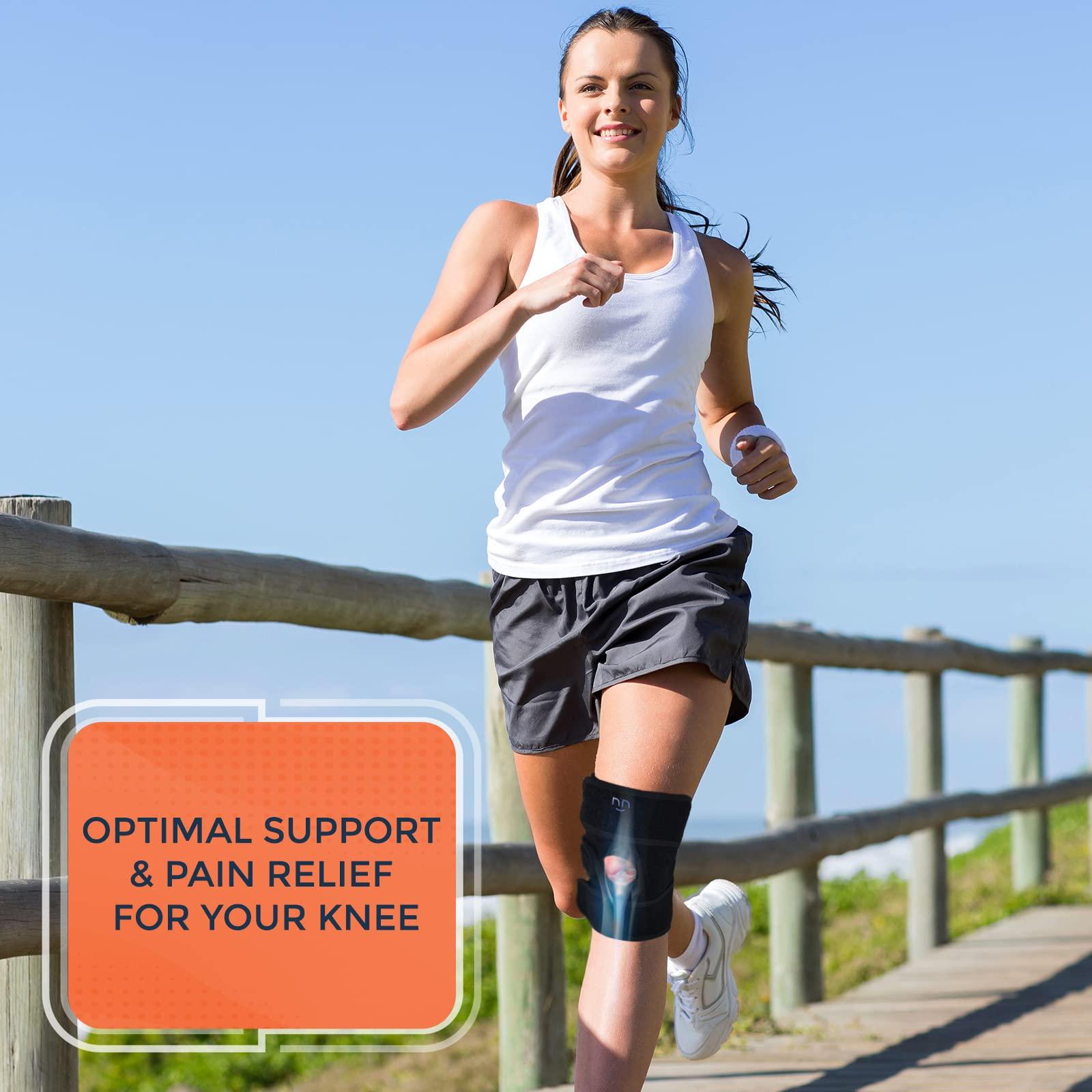 PERSANNA QUALITY OF LIFE Persanna Knee Brace For Women & Men - Adjustable Compression Sleeve Joint Support For Women & Men, Knee Support For Knee Pain. Meniscus Injuries, Arthritis Relief, Weightlifting, CrossFit, Workout,