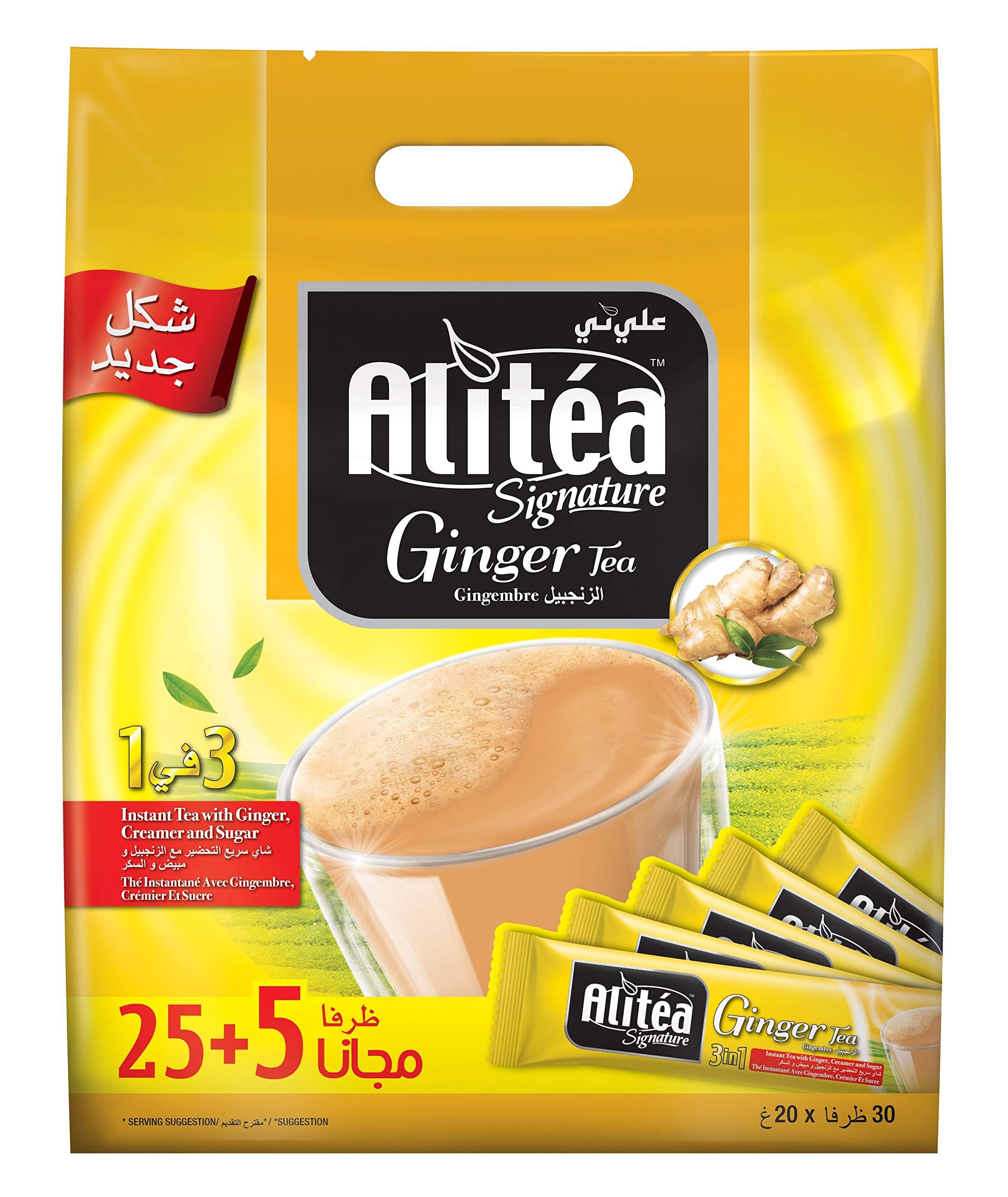 Alitea Alitea Signature Ginger Premix Instant Tea 3 in 1, (30 Sachets x 20gms)- 600gms