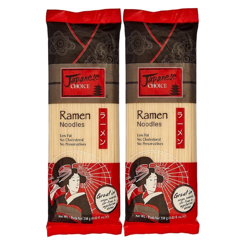 Japanese Choice Japanese Choice Ramen Noodles - 250 Gm (Pack Of 2), Vegan