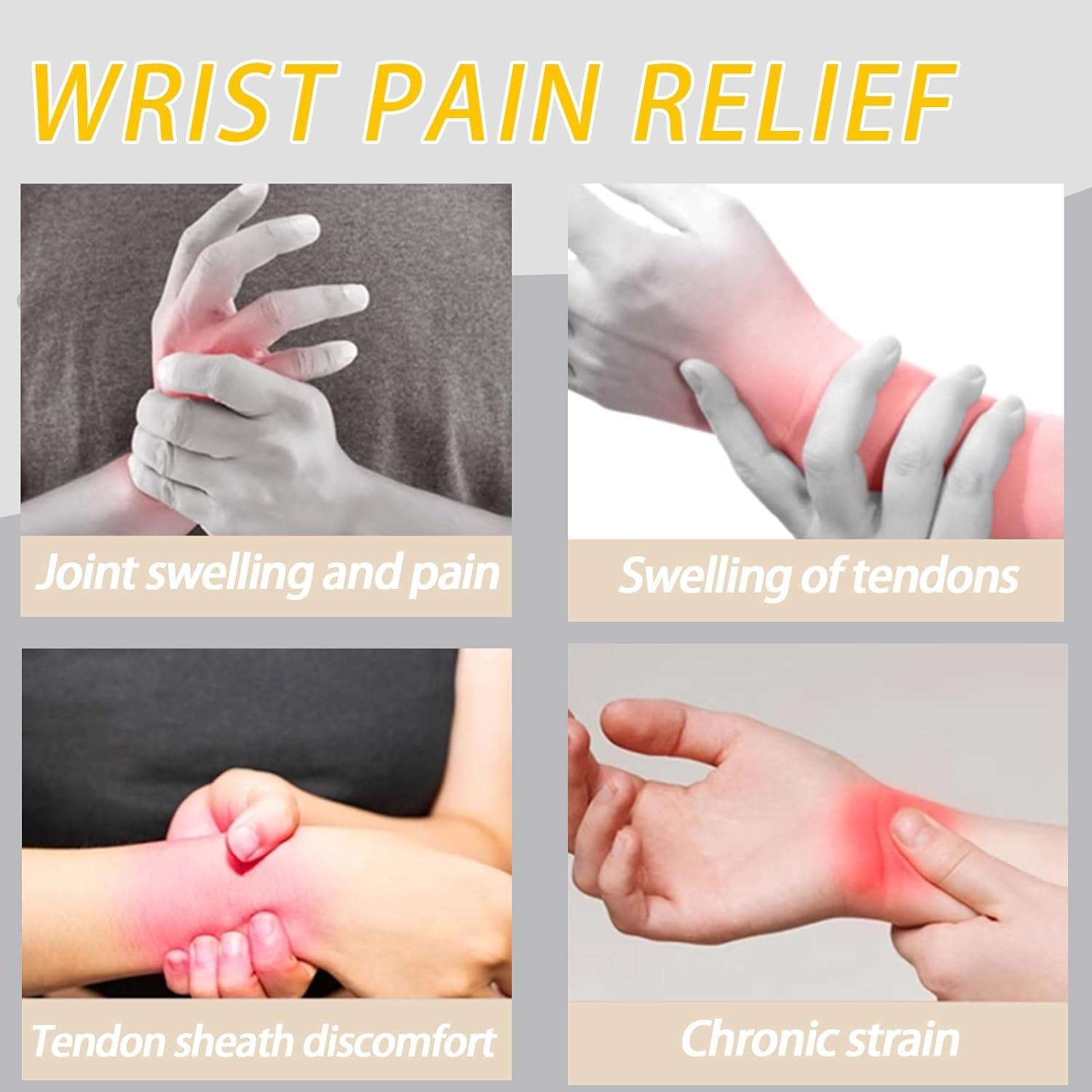 TOMATUS TOMATUS Wrist Brace Support for Carpal Tunnel, Adjustable Breathable Velcro Straps Wrist Wrap Band, Stabilizer for Tendonitis, Arthrits Pain Relieving Fit Right/Left Hand, Pink, Pack Of 2